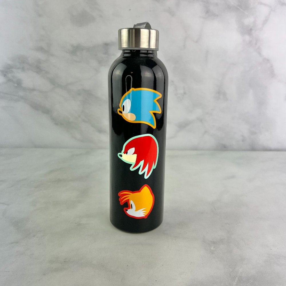 Sonic The Hedgehog Glass Water Bottle